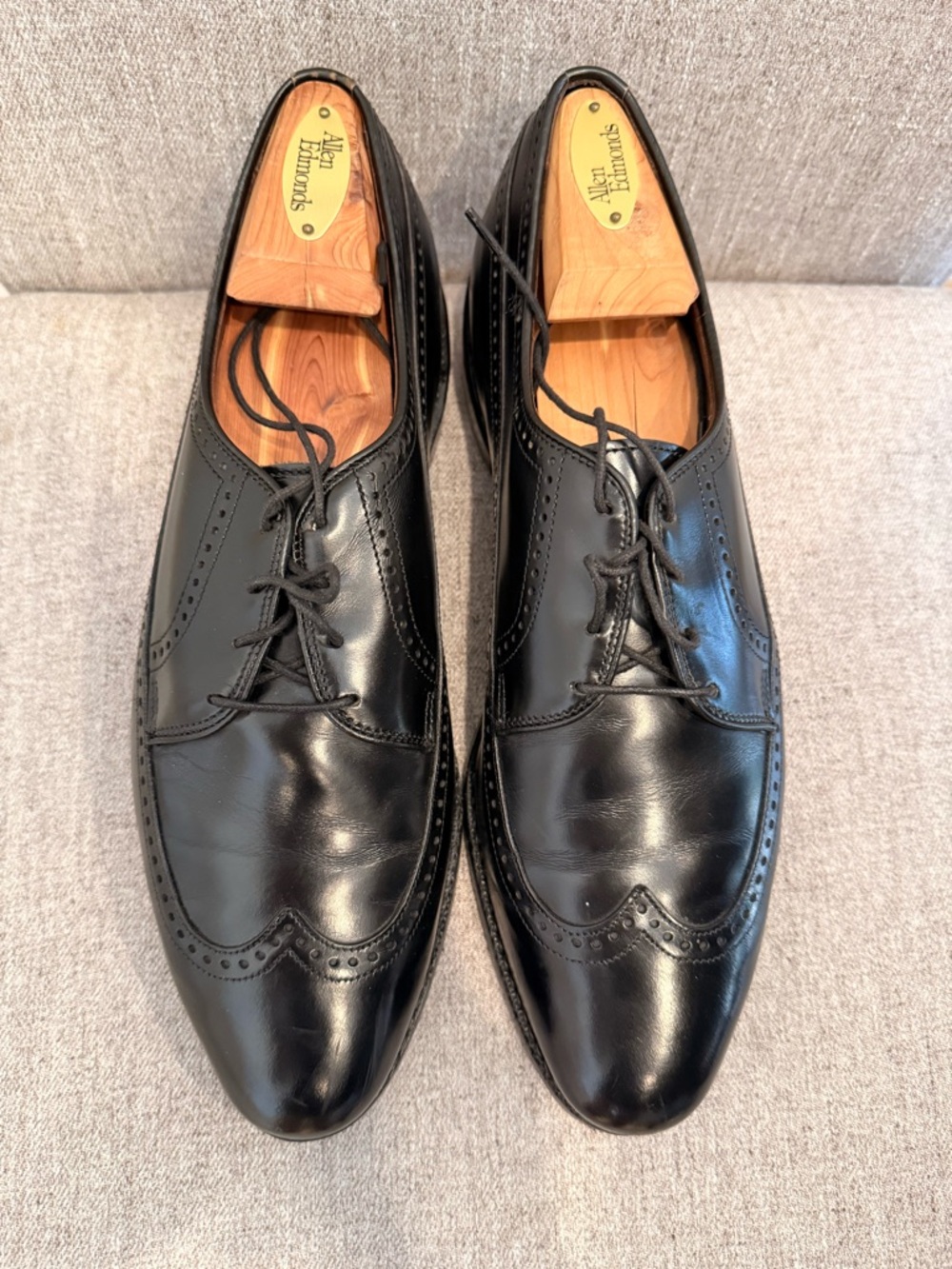 Allen Edmonds Richmond Men’s Wingtip Dress Shoes - Black -Size 9.5. B